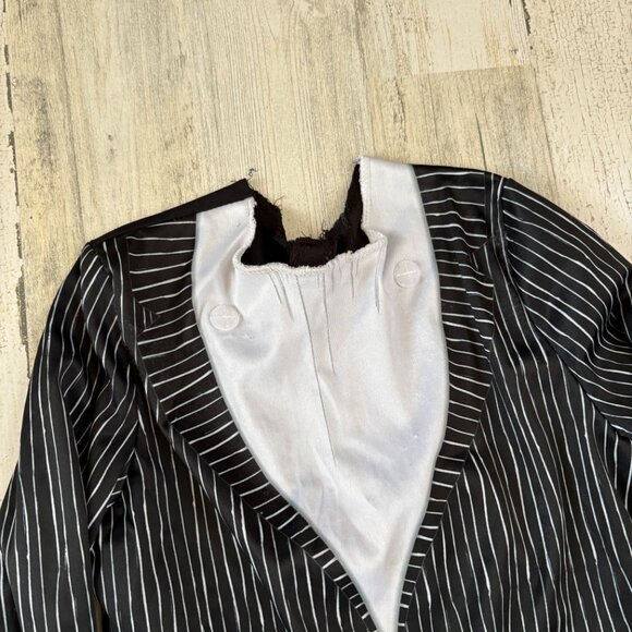 Jack Skellington Halloween Costume Kids Size 4-6 Nightmare Before Christmas - Picture 2 of 4